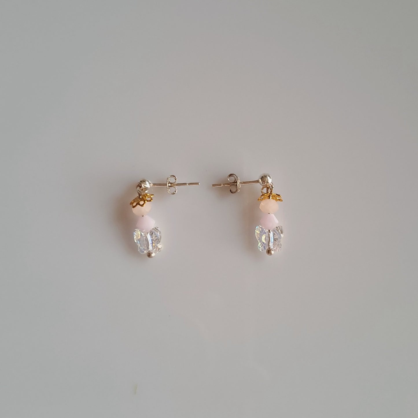Pastel butterfly earrings
